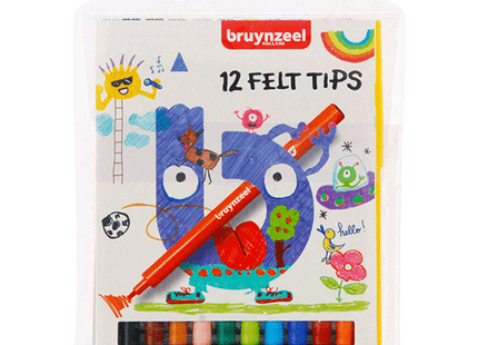 Bruynzeel Felt-tip pens colours