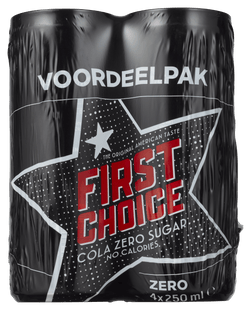 First Choice Cola ohne Zucker