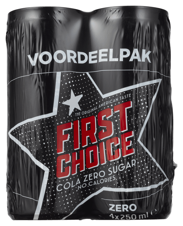 Erste Wahl Cola ohne Zucker