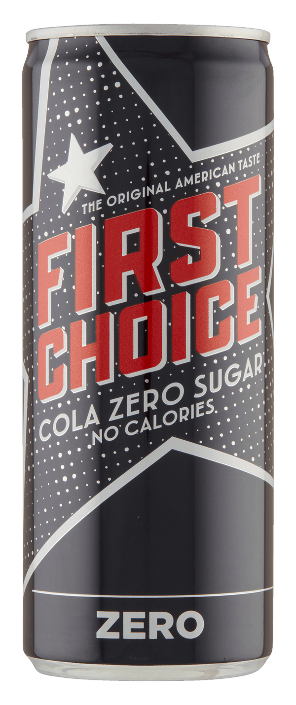 Erste Wahl Cola ohne Zucker