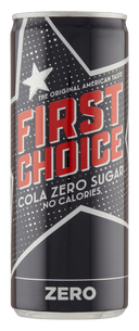 Erste Wahl Cola ohne Zucker