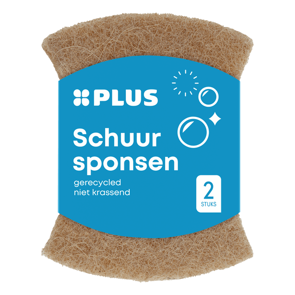 Gerecyclede schuurspons niet krassend