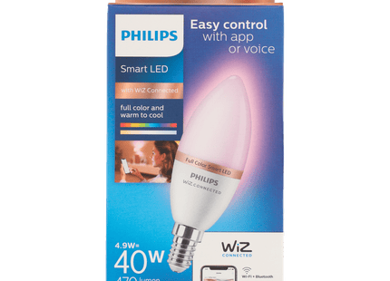 Philips Smart LED 40W E14 gekleurd licht