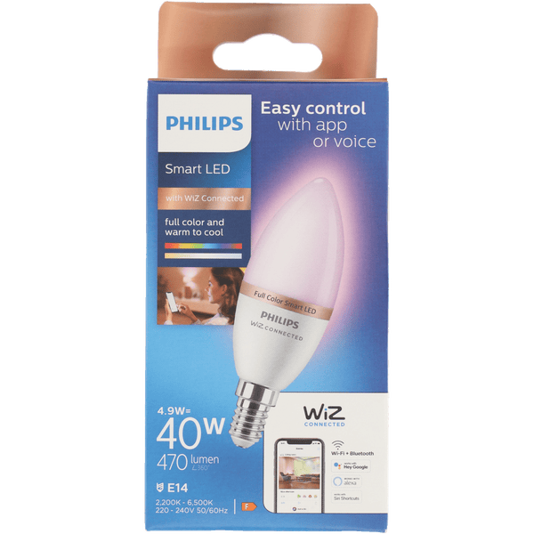 Philips Smart LED 40W E14 gekleurd licht