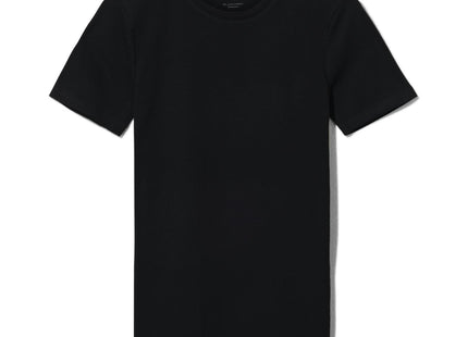 men's t-shirt slim fit o-neck black