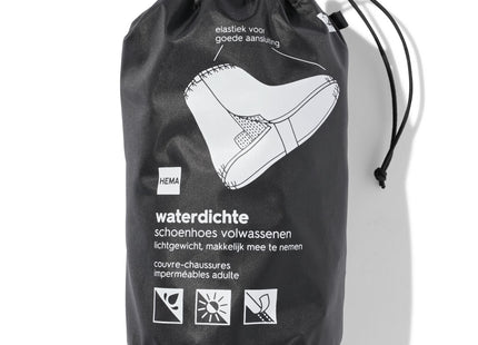 waterdichte schoenhoezen voor volwassenen zwart zwart