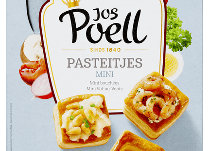 Jos Poell Pasteibakjes mini Vierkant  Dutchshopper