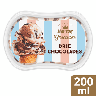 Hertog IJssalon mini drie chocolades