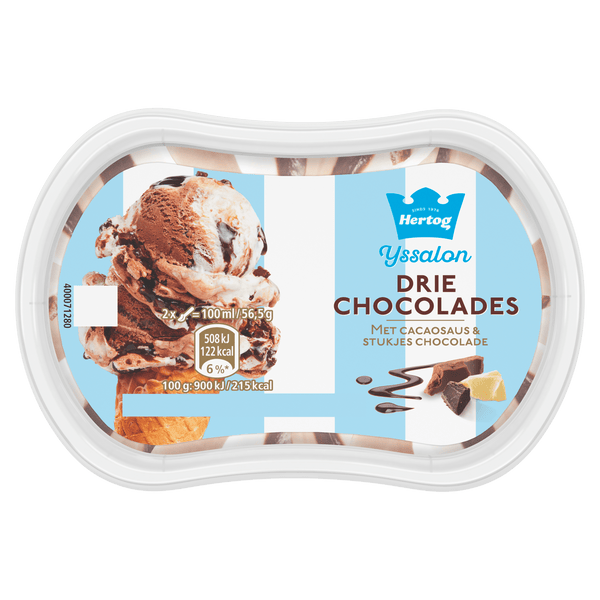 Hertog Ice Cream Parlour Mini Three Chocolates
