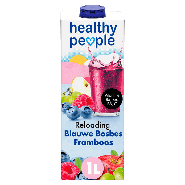 Healthy People Heidelbeere-Himbeere Saft