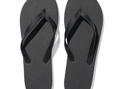 women's flip flops black