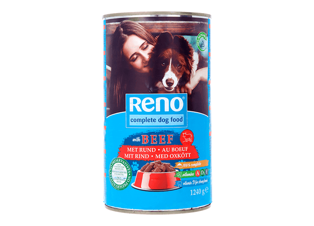 Reno Hondenvoer in blik rund brok/saus