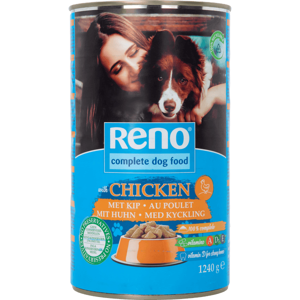 Reno Hundefutter in Dose Huhn Kroketten/Soße