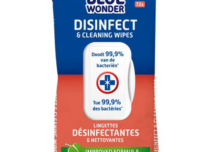 Blue Wonder Disinfection cleaner wipes