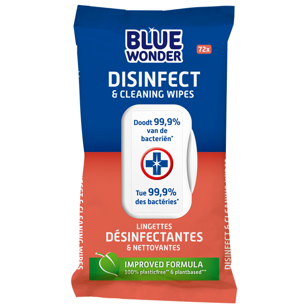 Blue Wonder Desinfectie reiniger doekjes