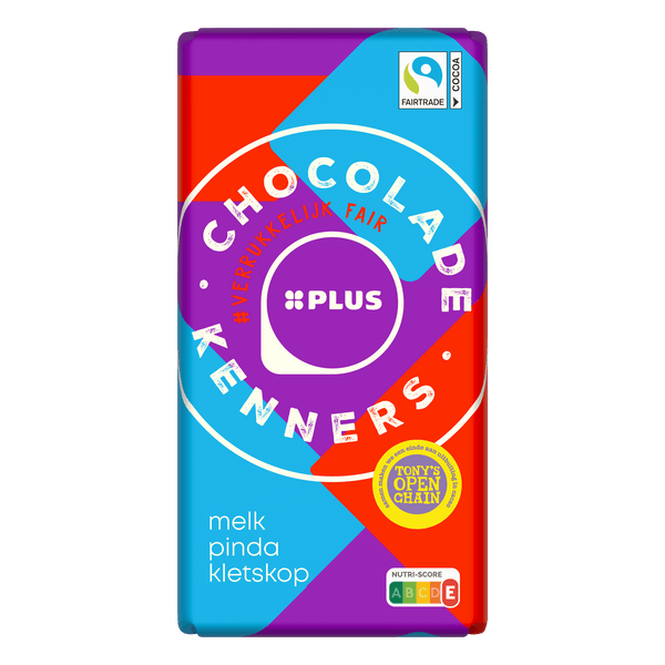 Chocoladereep melk pinda kletskop FT