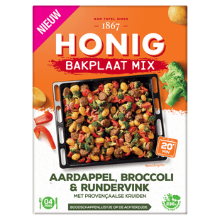 Honig Bakplaat Mix Aardappel, Broccoli & Run