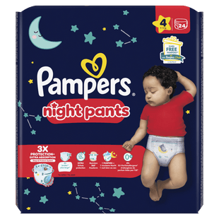 Pampers night pants maat 4