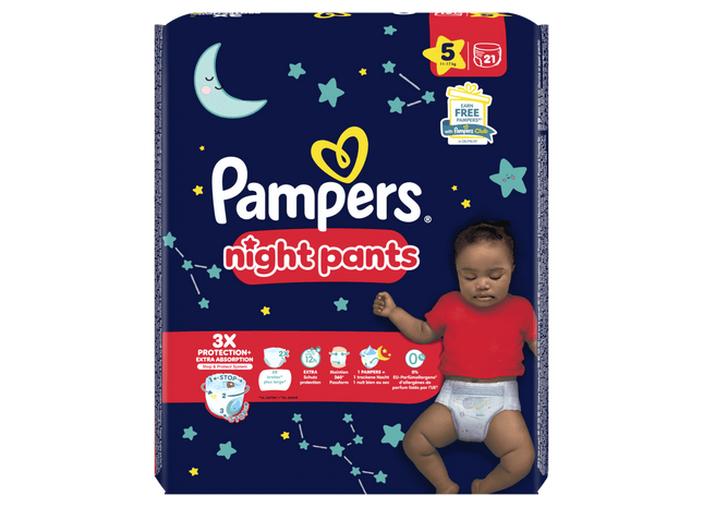 Pampers night pants maat 5