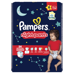 Pampers night pants maat 6