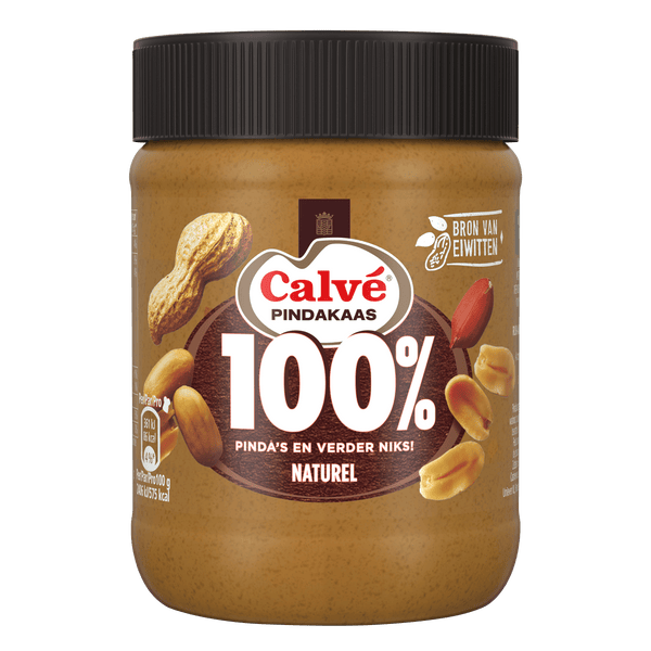 Calvé Pindakaas fijn gemalen pinda's
