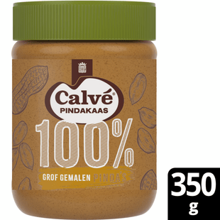 Calvé Pindakaas grof gemalen pinda's