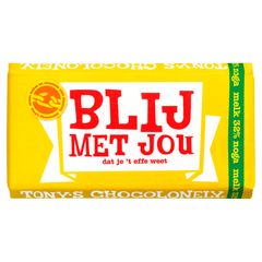 Tony's Chocolonely Melk Noga Liefde  Dutchshopper