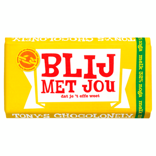 Tony's Chocolonely Melk Noga Liefde  Dutchshopper