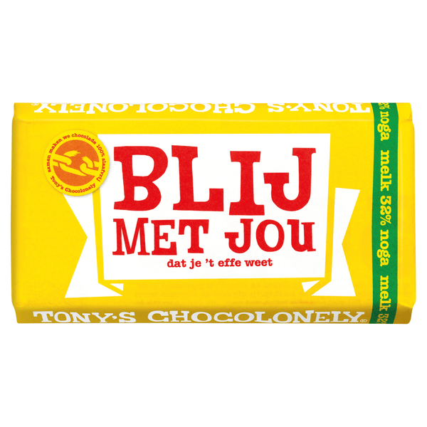 Tony's Chocolonely Melk Noga Liefde