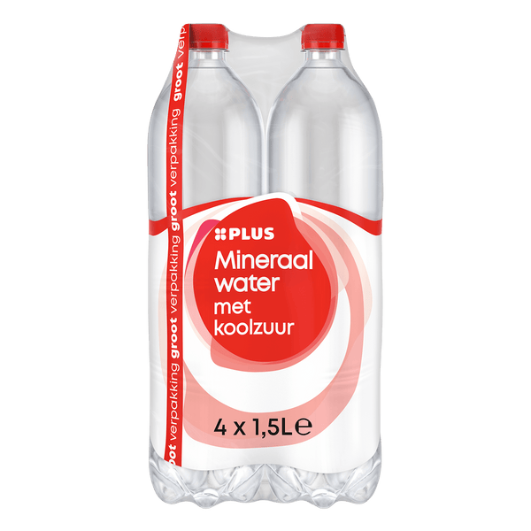 Mineraalwater met koolzuur 4-pack