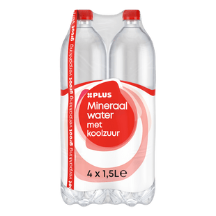 Mineraalwater met koolzuur 4-pack