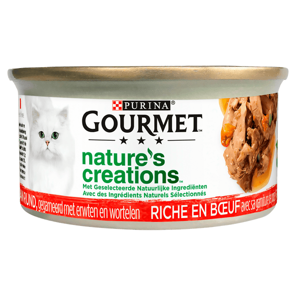 Gourmet Nature's Creations Katzenfutter Rind