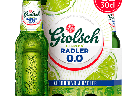 Grolsch Radler limoen 0.0 fles