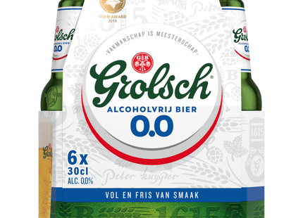 Grolsch Premium pilsner bier fles 0.0