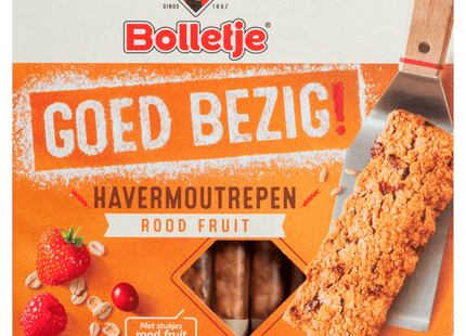 Bolletje Goed bezig graanrepen rood fruit