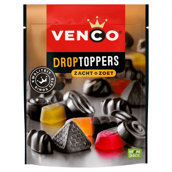 Venco Droptoppers zacht & zoet