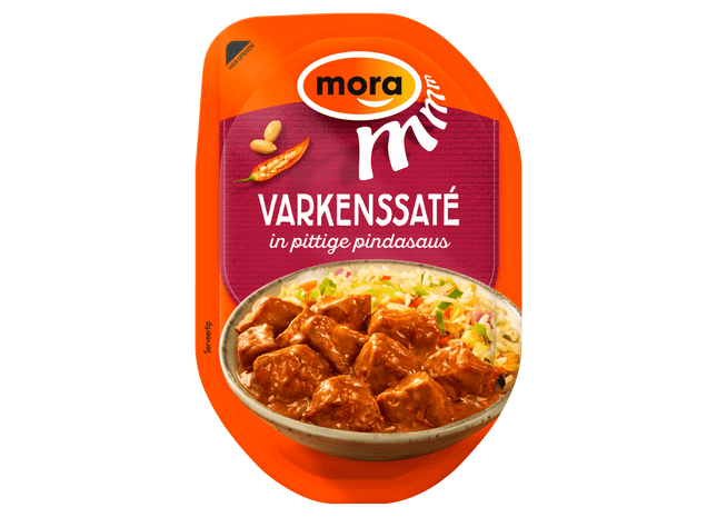 Mora Varkenssaté in Pittige Pindasaus