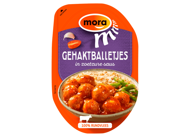Mora Gehaktballetjes in Zoetzure Saus