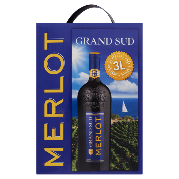 Grand Sud Merlot wine dispenser