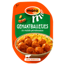 Mora Gehaktballetjes in Milde Pindasaus