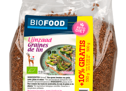 Damhert Biofood Lijnzaad bio