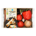 Kip-shoarma wraps met groente verspakket
