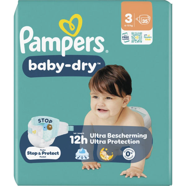 Pampers Baby-Dry diapers size 3
