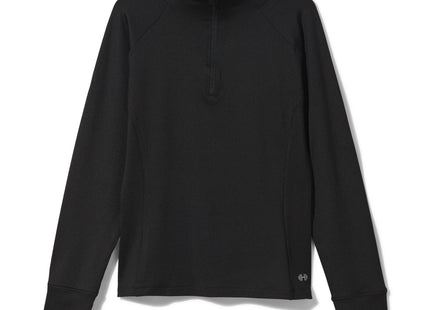 ladies fleece sports shirt black