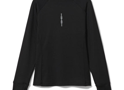 ladies fleece sports shirt black