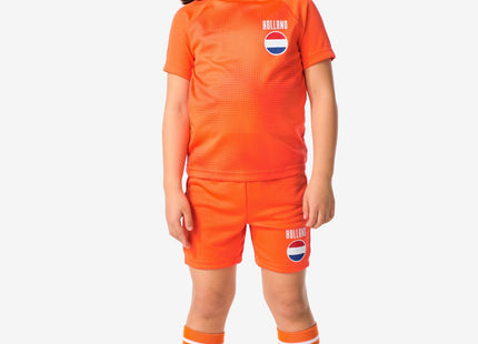 kinder korte sportbroek Nederland oranje
