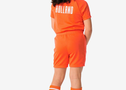 kinder korte sportbroek Nederland oranje