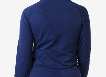 heren sportshirt naadloos donkerblauw