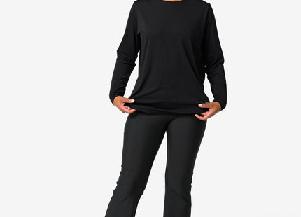 dames sportlegging flared zwart