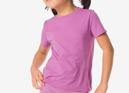 children's sports shirt seamless pink